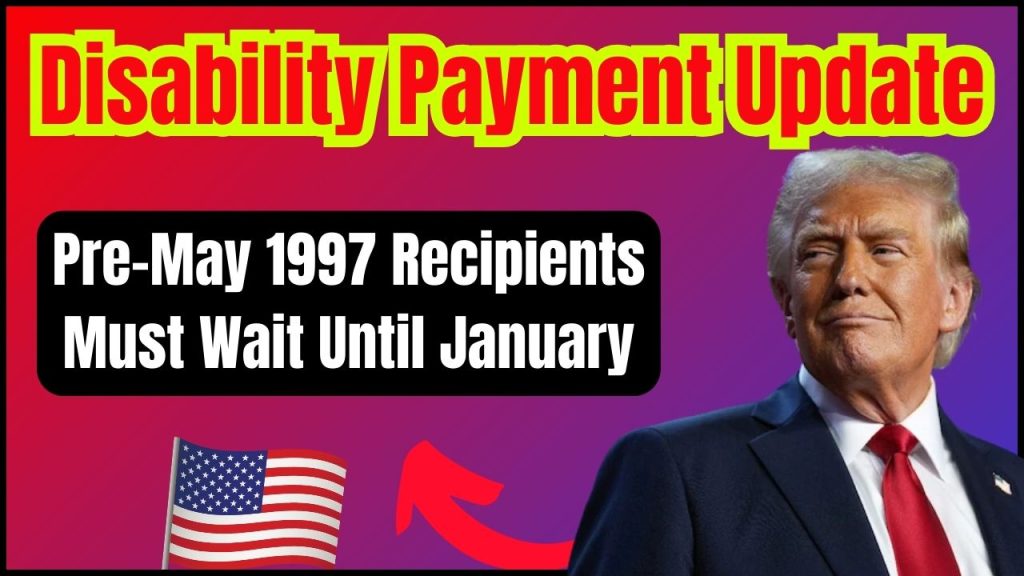 Disability Payment Update