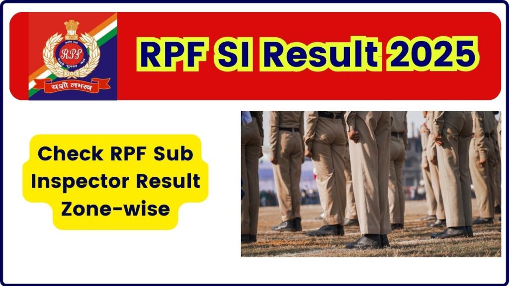 RPF SI Result 2025