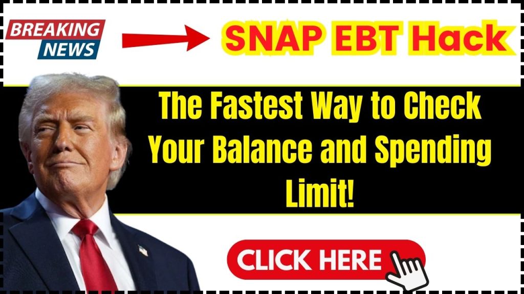 SNAP EBT Hack The Fastest Way to Check Your Balance and Spending Limit!