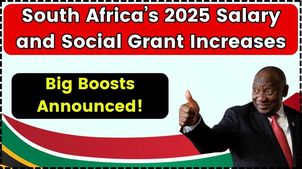 South Africa’s 2025 Salary and Social Grant Increases