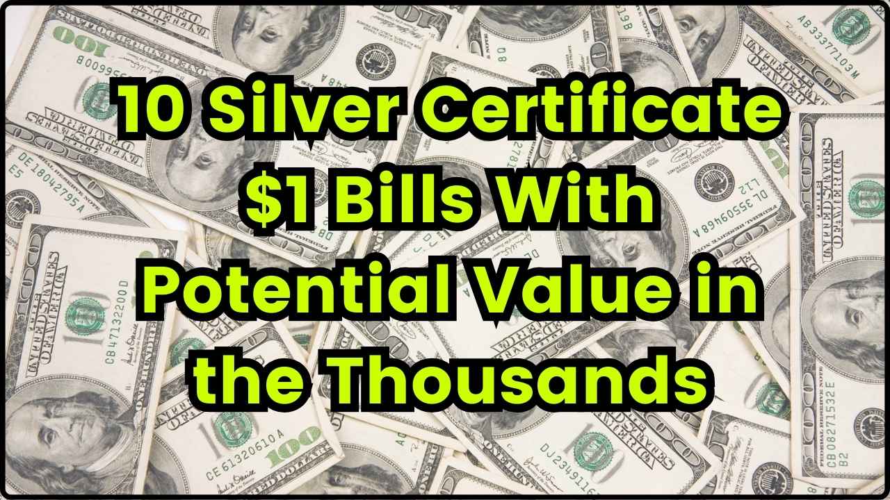 10 Silver Certificate $1 Bills With Potential Value in the Thousands Check Details