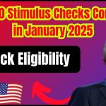 $1000 Stimulus Checks Coming in January 2025