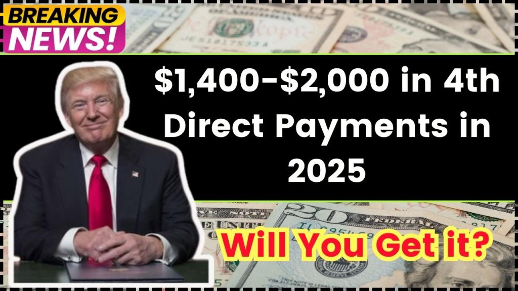 $1,400-$2,000 in 4th Direct Payments in 2025: Will You Get it? Check Eligibility Criteria