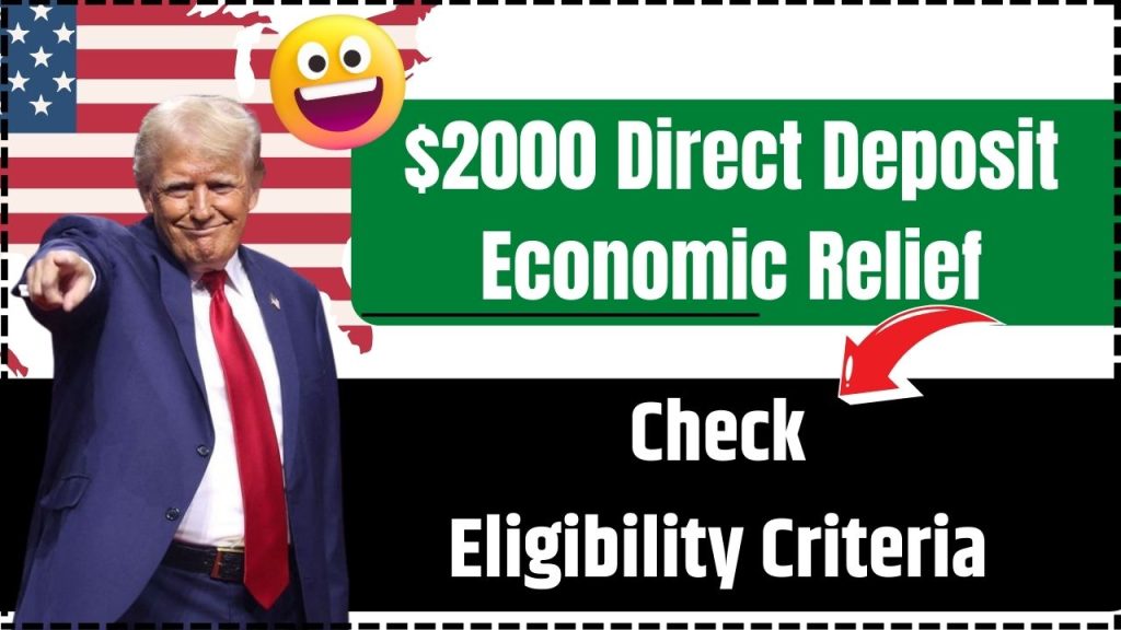 $2000 Direct Deposit Economic Relief In January 2025