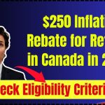 $250 Inflation Rebate for Retirees in Canada in 2025