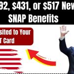 $292, $431, or $517 New SNAP Benefits