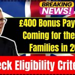 £400 Bonus Payments Coming for these UK Families in 2025