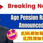 Age Pension Rates Announced $1,144.40 for Singles and $1,725.20 for Couples