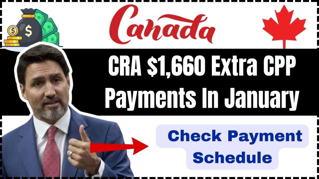 CRA $1,660 Extra CPP Payments In January 2025