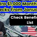 Extra $1,000 Monthly Checks From January