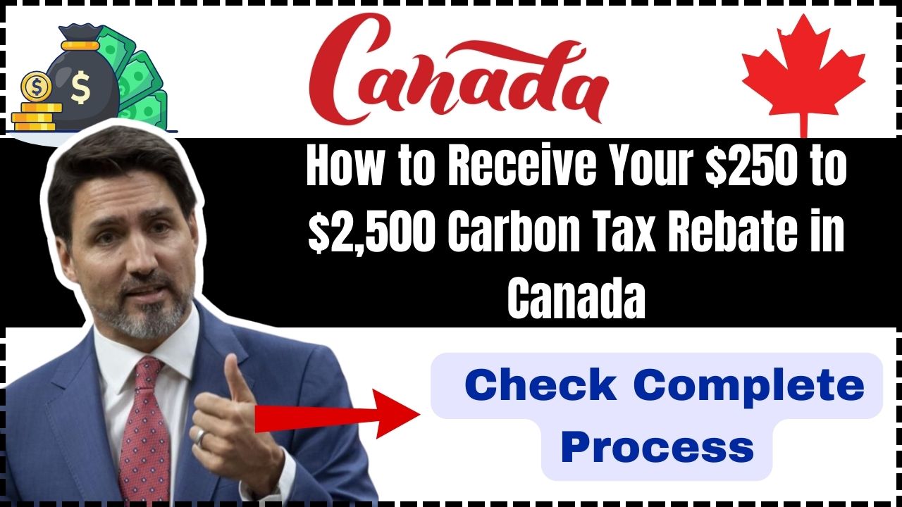 How to Receive Your $250 to $2,500 Carbon Tax Rebate in Canada for 2025