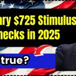 January $725 Stimulus Checks in 2025