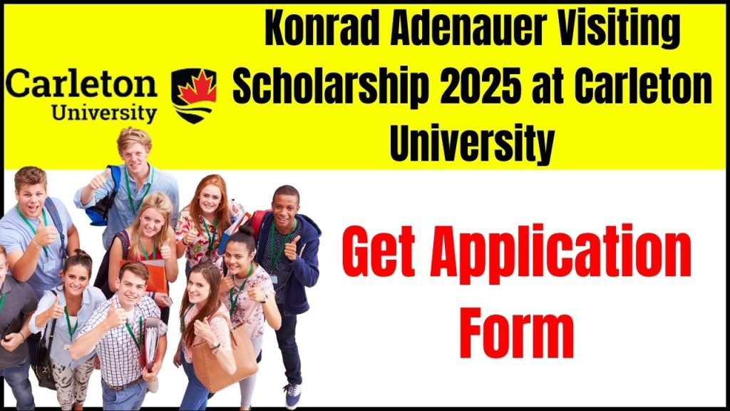 Konrad Adenauer Visiting Scholarship 2025 at Carleton University