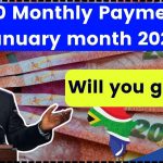 R1400 Monthly Payment in January month 2025