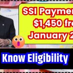 SSI Payments of $1,450 from January 2025