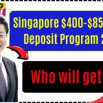 Singapore $400-$850 Cash Deposit Program 2025