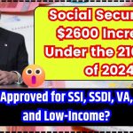 Social Security of $2600 Increase Under the 2100 Act of 2024